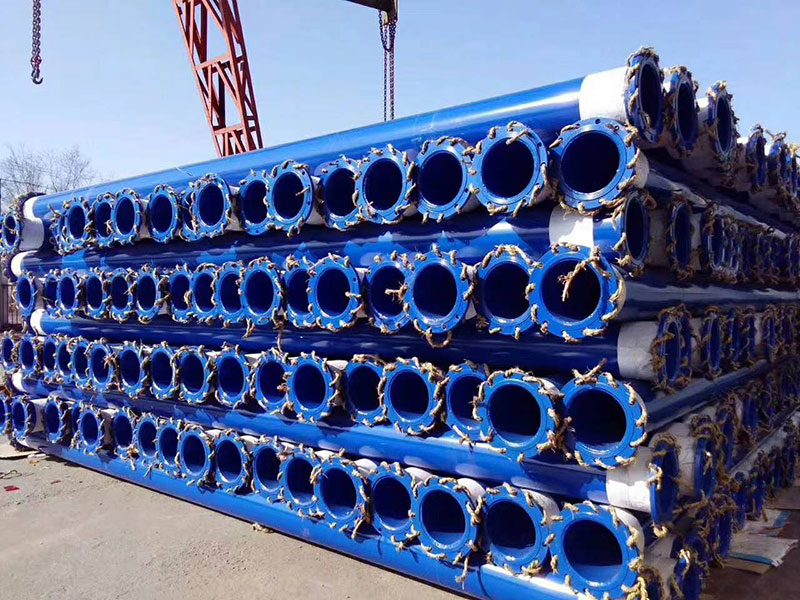 法蘭連接塗(tú)塑複合鋼管 法(fǎ)蘭連(lián)接塗塑複合鋼管